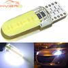 1Pcs T10 W5W COB LED Silicagel  Wedge Led Car Marker Light Reading Dome Lamp Auto Parking Bulb DC 12V