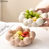 Легкая роскошная керамическая фруктовая тарелка для свадебной вечеринки, ореховые закуски, фруктовая тарелка, украшение для гостиной, украшение для хранения домашней посуды