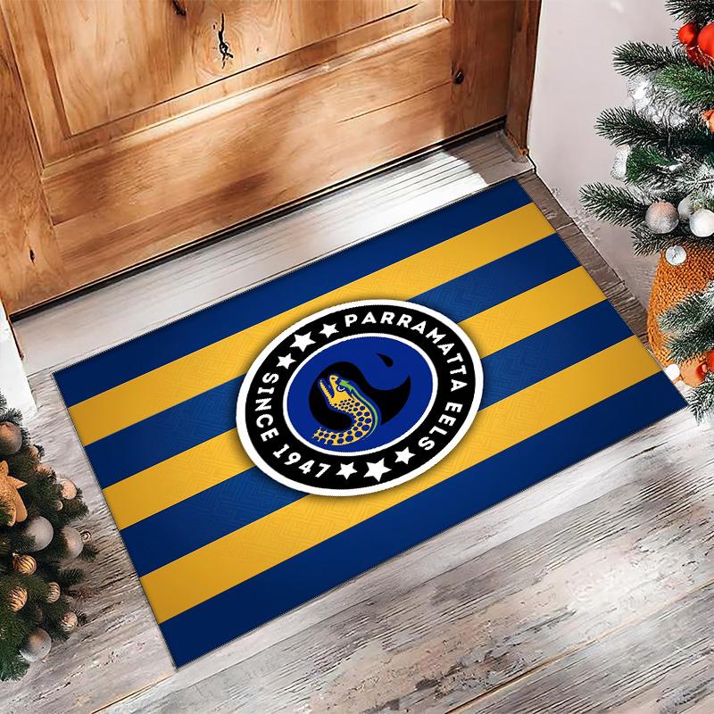 Parramatta Eels Crystal Velvet Carpet Soft Anti?Slip Floor Mat Comfortable Home Living Room Bedroom Decor Rug