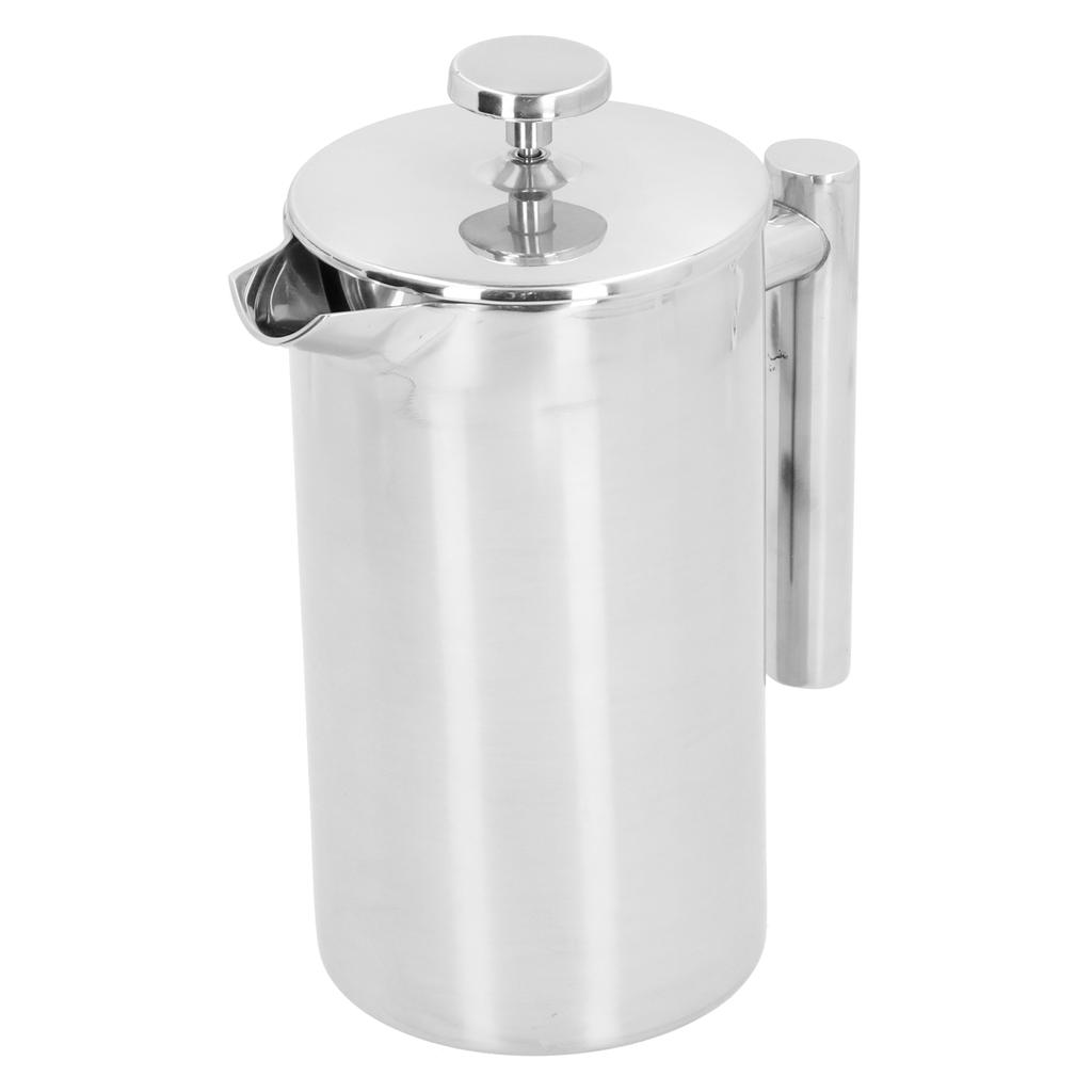 1000 мл ручной заварочный кофейник из нержавеющей стали кофейник-пресс двухслойный чайник для кофе