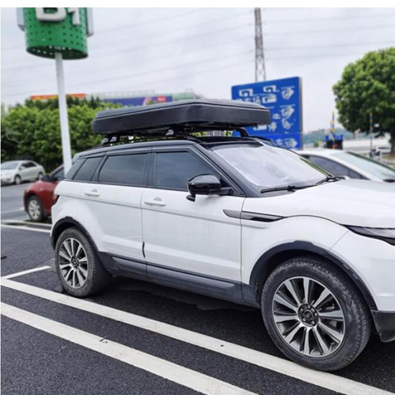 FIT For Land Rover Range Rover Evoque 2012-2019 Black Chrome Door Window Visor Vent Shades Sun Rain Guard 6PCS waterproof