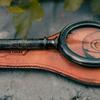 Vintage Henry Hughes London 1941 Magnifying Glass with Elegant Leather Case - Timeless Elegance for Discerning Collectors