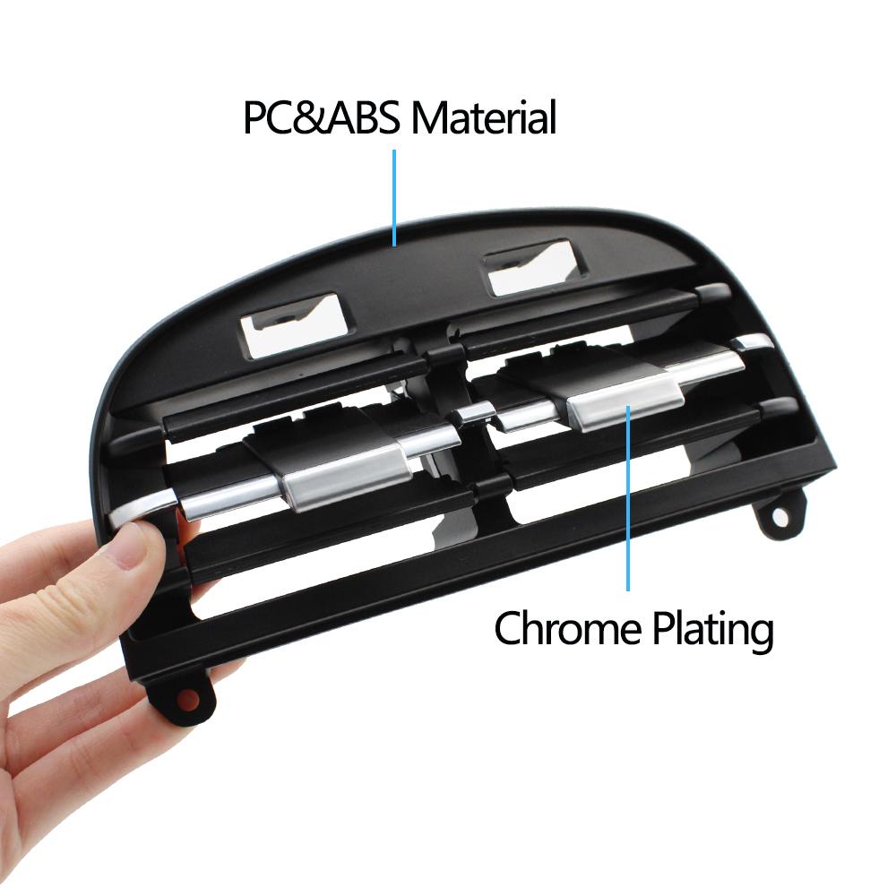 Rear Console AC Vent Grille Outlet Cover Panel Air Conditioner Slider Clip For Maserati Ghibli 2014-