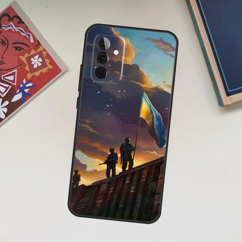 Ukraine Flag Case For Samsung Galaxy A56 A36 A16 A06 A54 A34 A14 A13 A53 A12 A22 A32 A52 A35 A17 A15 A55