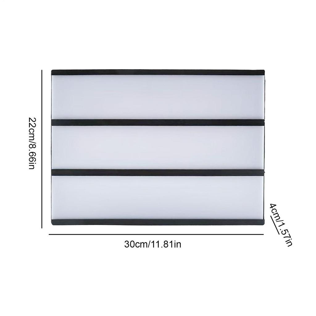 Light Box Sign Plug-In Indoor Outdoor Waterproof Light Box Sign Decoration For Bedroom School Event Gathering Table Yard Wedding