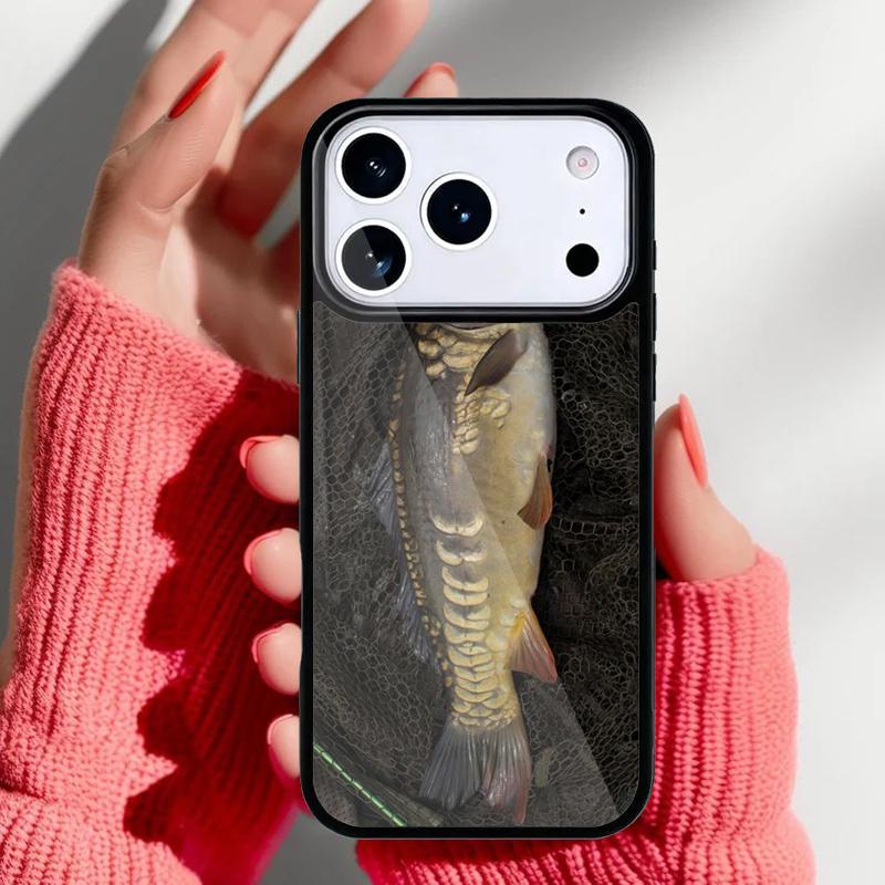 Рыболовные снасти Чехол для телефона с рисунком рыбы для iPhone 17 16 15 14 13 Pro Max Задняя крышка для 12 11 Pro Coque