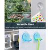Mushroom Head Clear Suction Cups PVC Adhesive Sucker Holders Hanging Hooks Home Organizer Suction Pads Window Glass Table Decor