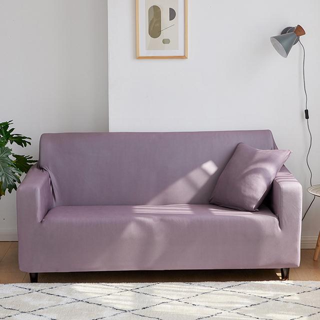 Однотонный эластичный чехол для дивана, универсальный секционный чехол, эластичный чехол для дивана для гостиной, чехол для дивана