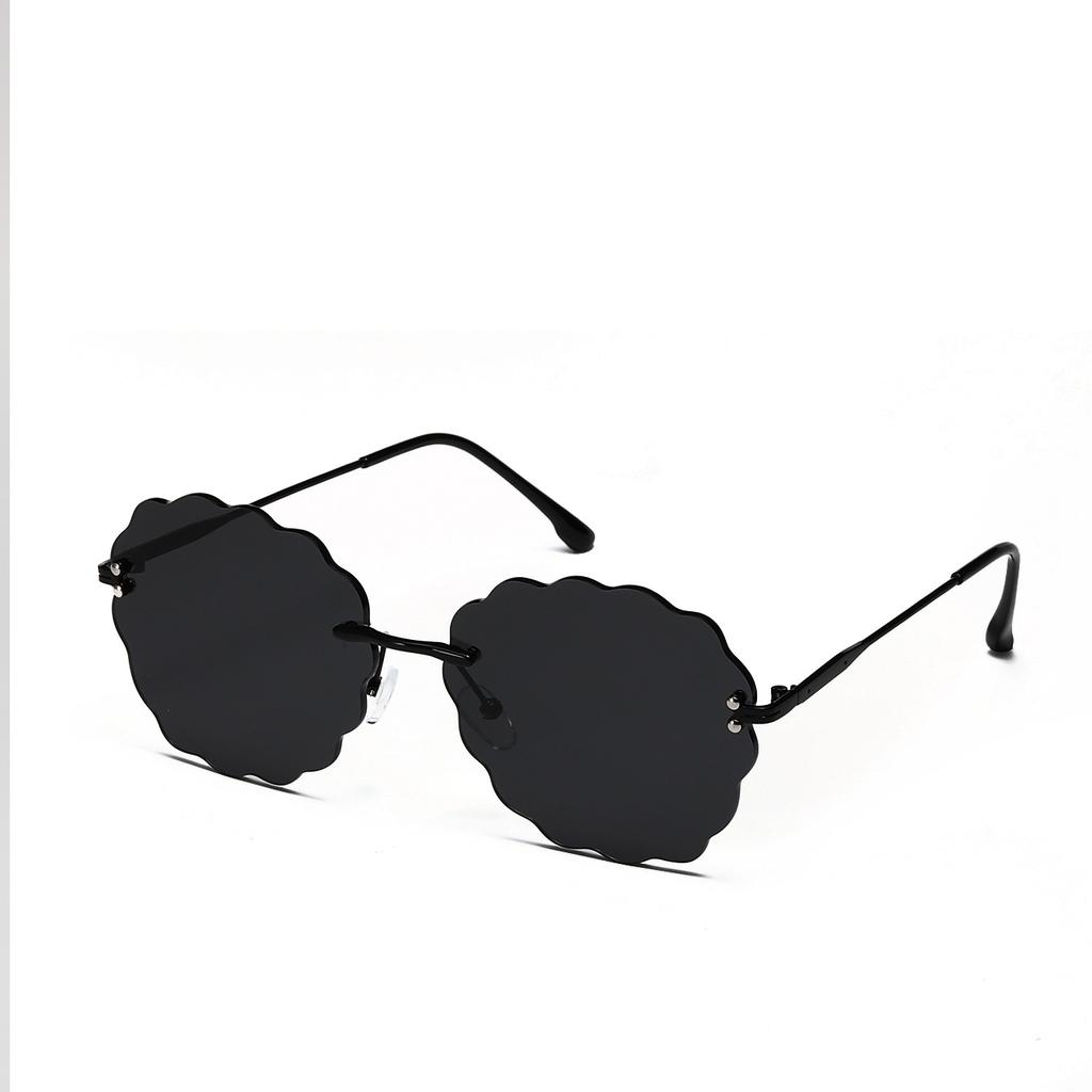 Солнцезащитные очки Cloud Rimless, женские волнистые солнцезащитные очки, мужские очки