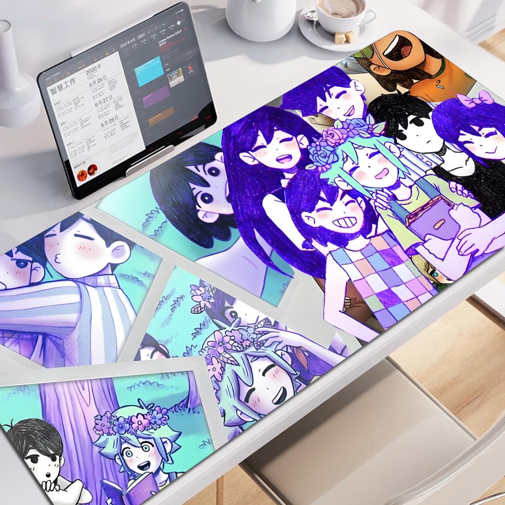 omori Mouse Pad Tablet mouse Pad Laptop xl desktop mouse pad cute HD Rainbow Gaming keyboard pad csgo Player x