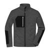James and Nicholson Mens Structured Fleece Jacket
