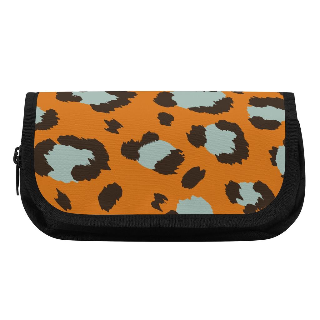 Pencil Bag Roomy Storage Smooth Zipper 300D Polyester with Double Storage Sections for School Office Supplies for School Study