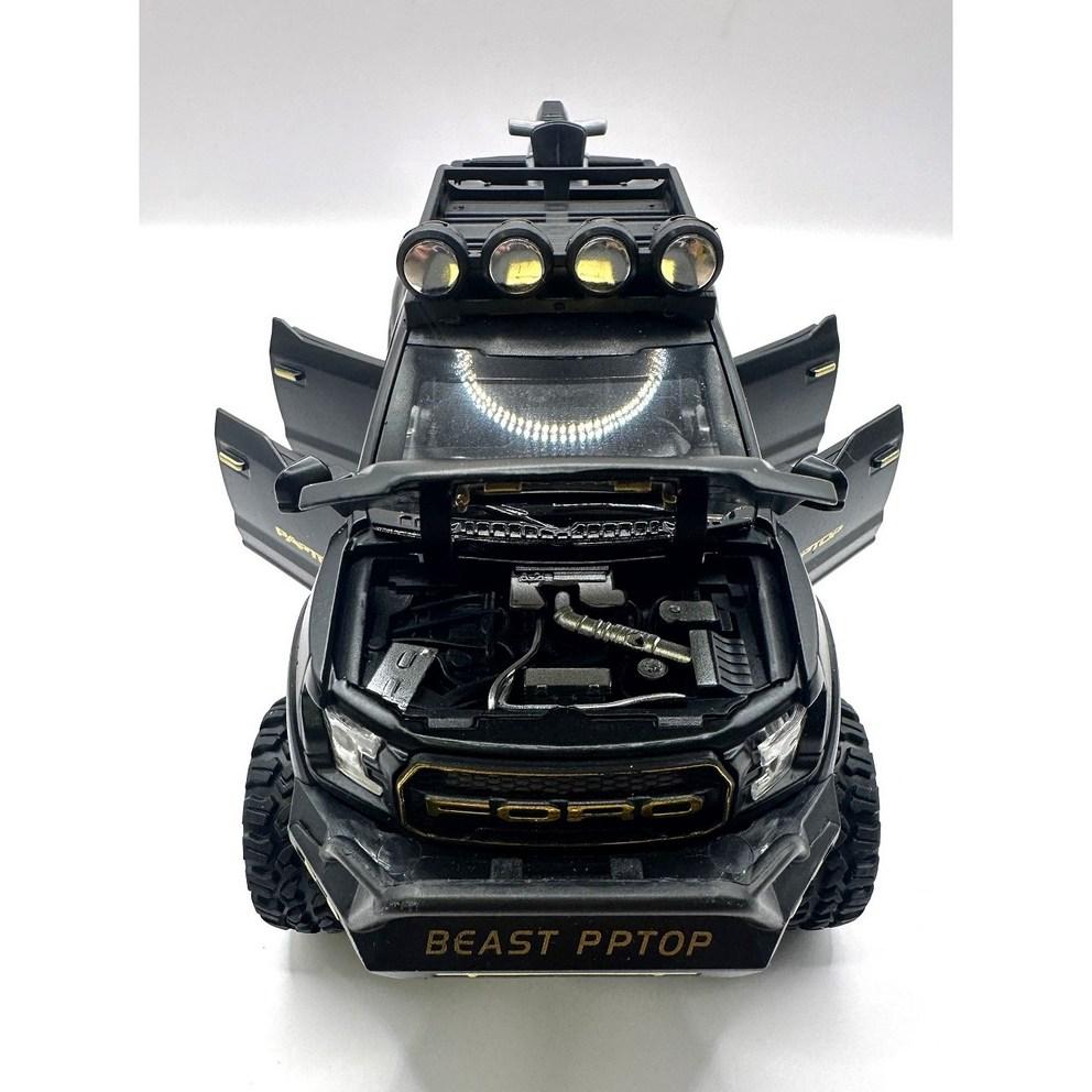 Ford Beast Raptor Off-Road 1:24 Литая модель автомобиля, Красный
