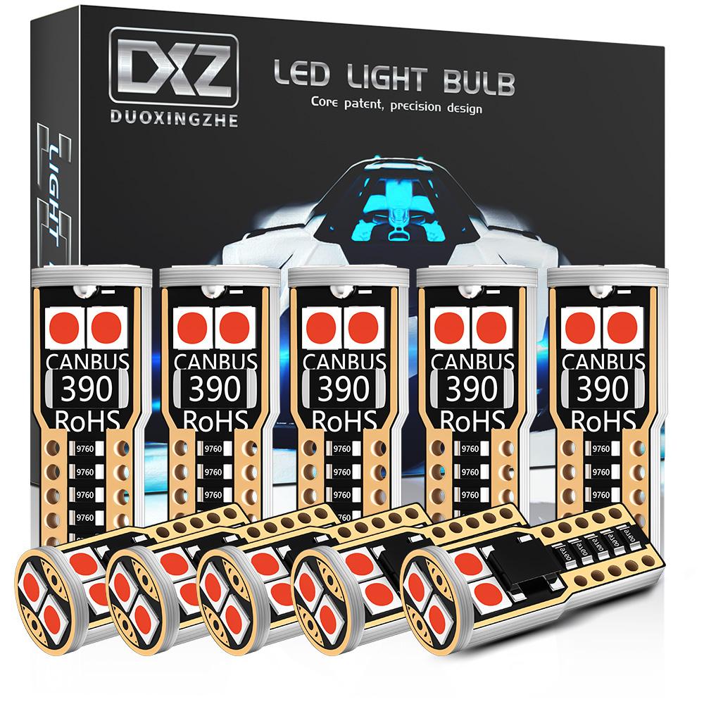DXZ 10 шт. W5W T10 светодиодные лампы Canbus 6SMD 12 В WY5W 194 168 Распродажа автомобиля Внутренняя карта Купольные фонари Парковочный свет Авто сигнал