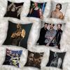Закрытый J-Jonas Brothers арт Наволочка Квадратная Двусторонняя Печать Короткий Плюш Чехол на Подушку для Дивана Спальня Прикроватная Подушка
