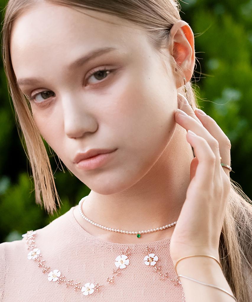 Начинается ожерелье Pearl Vivi Bijou