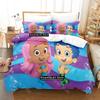 3D Print Bubble Guppies Bedding Set Single Twin Full Queen King Size Bed Set Adult Kid Bedroom Duvetcover Sets