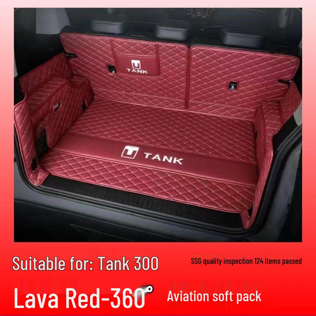 Полный коврик в багажник Tank 300: Индивидуальный коврик для модели Great Wall Wey.