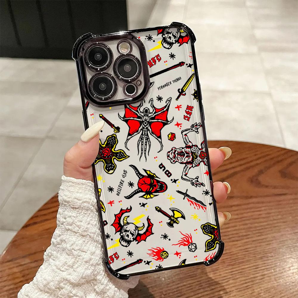 Роскошный Чехол Для Телефона С Покрытием В Стиле S-Stranger Things Для Samsung A37 A57 A07 A36 A16 A06 A35 A55 A15 A54 A34 A24 A14 A05 A04 4G 5G