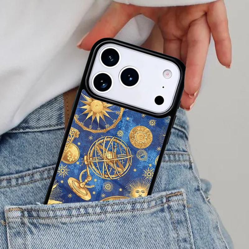 Чехол для телефона "Солнце, Луна и Звезды" для iPhone 17ProMax 12 13 14 15 16e 17 Pro Max Plus Air Cover