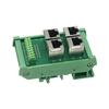Профессиональный 4-портовый адаптер-терминал RJ45 8P8C Ethernet для промышленных и коммерческих сетей