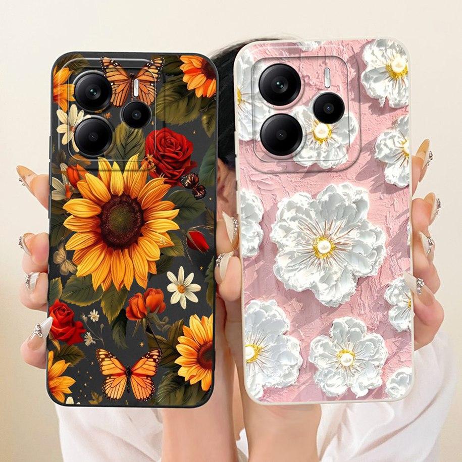Чехол для Xiaomi Redmi Note 14 2025, Крышка, Роскошный, Космический рисунок, Мягкий силикон, Защита камеры, Для Redmi Note14 14S 4G, Чехол