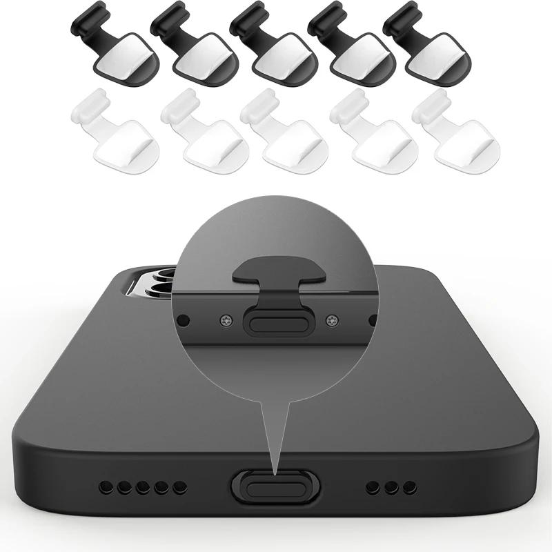 6 шт. Силиконовая заглушка для защиты от пыли для телефона, Защита зарядного порта, Type-C, Аксессуары для смартфона, Заглушка от пыли