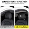 XEFP9 Universal Car Seat Headrest Cover Protective Cover Accessories For Opel Corsa Astra Insignia Vectra Zafira Meriva Mokka