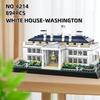 Non-Toxic 894Pcs City Architecture The White House Model Building Blocks Assemble Bricks Birthday Gifts For Kids Small Particle Toys