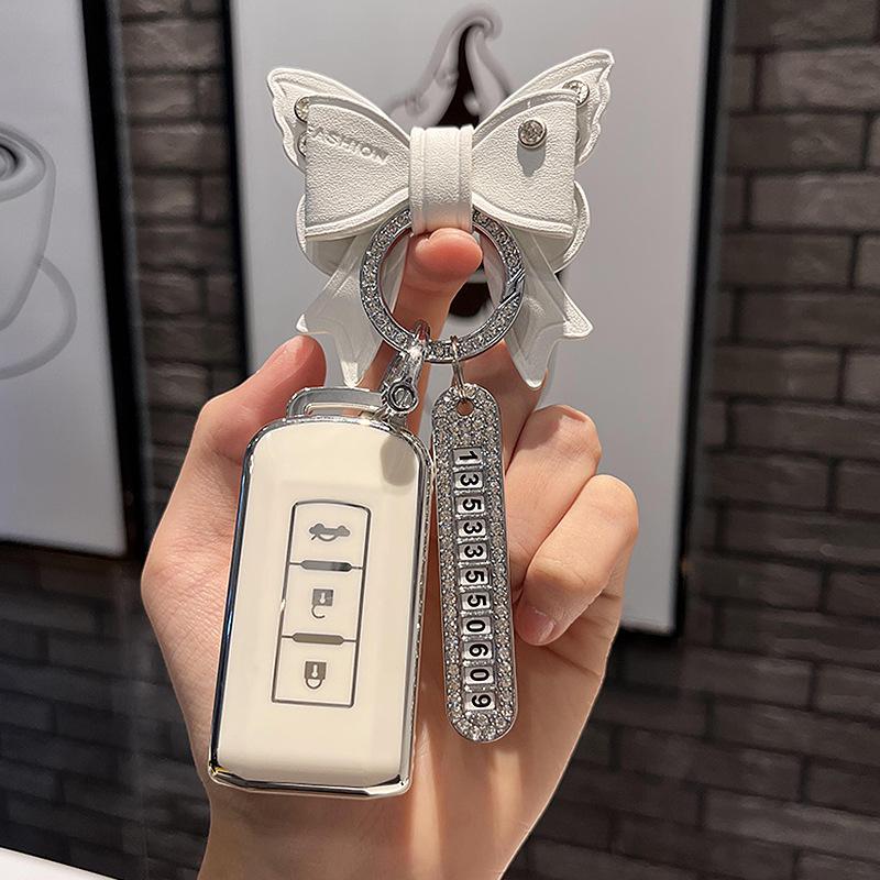 Guangqi Mitsubishi Car Key Sleeve Outlander Eclipse Cross JinxuanASXYishen Pajero Jin Chang Dedicated Buckle Case Cover