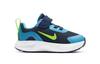 Nike Удобные на весь день, нескользящая подошва, амортизация, износостойкие, низкие, детские туфли для малышей, сине-зеленые, для младенцев и малышей CJ3818-400