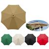6/8 Rib Patio Umbrella Surface Polyester Sunshade Cloth Umbrella Surface Cloth  Patio Sun Umbrella