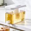 4L Drink Dispenser with Faucet Gallon Water Container for Fridge Ice Tea Pitcher Easy Fill Beverage Dispenser