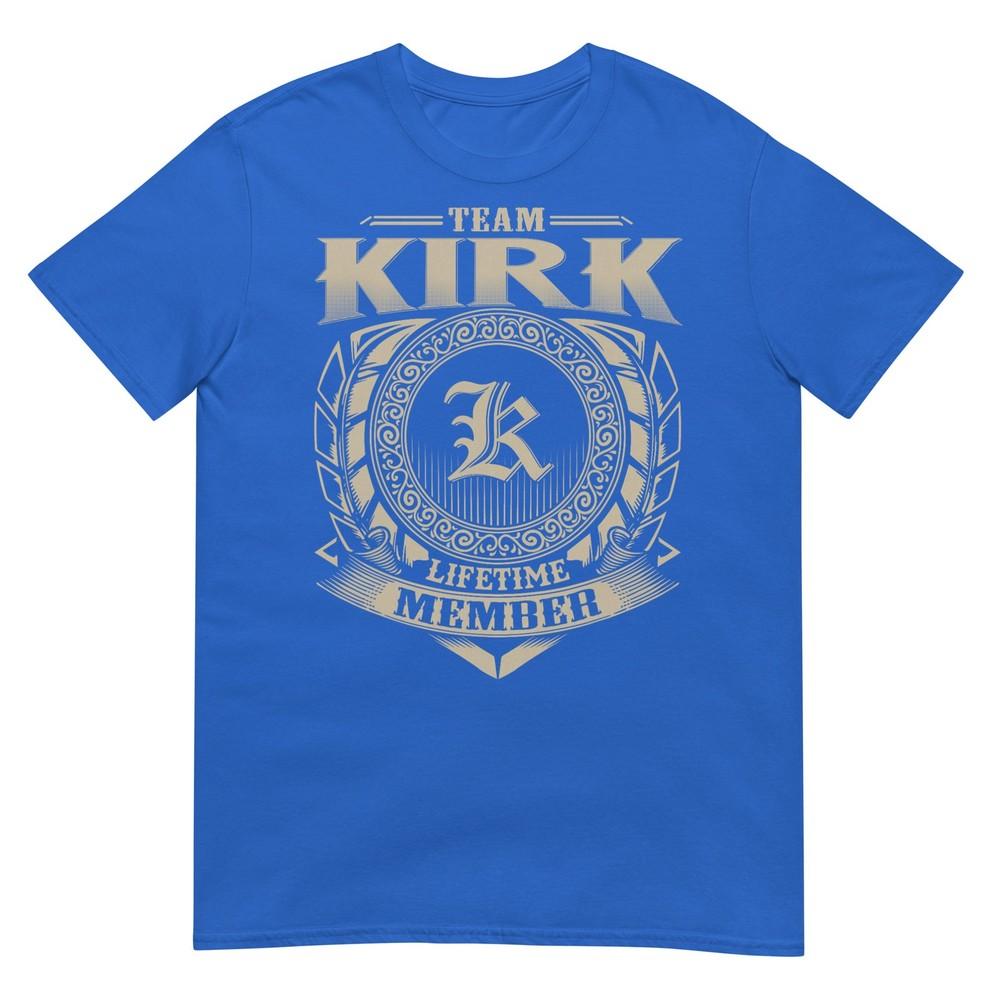 Team Kirk Lifetime Member Surname Kirk Family Name Vintage Tshirt