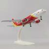 20cm 1:400 Scale A320 Vietjet Airplane Model Metal Aircraft  Alloy Material Aviation Mold Gift Series