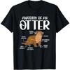 Anatomy Of An Otter Funny Otter Lover Word Game T-Shirt