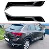 1 Pair Glossy Black Rear Window Side Spoiler For VW T-ROC R R-Line A11 MK1 2017-2024