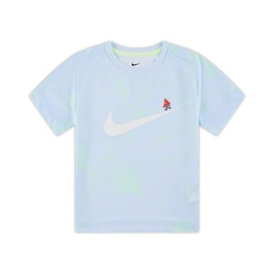 Футболка с коротким рукавом Dri-Fit, удобная, дышащая, быстросохнущая, детские топы, футбольно-серый II6478-085