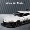 1:22 GR Supra A90 Сплав Модифицированная Спортивная Машина Модель Литьевой Металл Трассовые Гонки Транспортные Средства Модель Машины Звук Свет Симуляция Детский Подарок