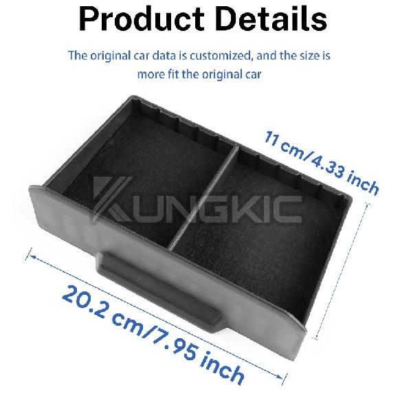 Для Dacia Duster 3 2024 2025 2026 Автомобильный органайзер Центральная консоль Ящик для хранения Контейнер Автомобильный интерьер Аксессуары для Dacia Duster 3