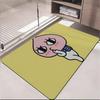 ANIME K-Kakao Friends Floor Mat Absorbent Floor Mat Non-Slip Entrance Rug for Bathrooms Restrooms and Toilets