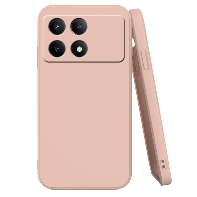For Poco F6 Pro Case Xiaomi Poco F6 Pro Cover Liquid Silicone Phone Bumper Back Shockproof Soft TPU Funda Poco F6 Pro