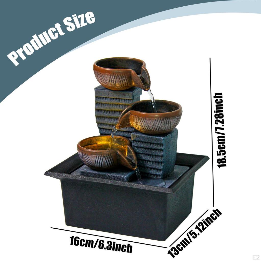 Настольный фонтан Расслабляющий комнатный настольный для дома, рабочего стола, гостиной