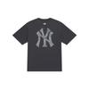 Новая коллекция MLB MONOGRAM Футболка унисекс New York Yankees SS25 Угольно-серая 3ATSM0953-50CGS