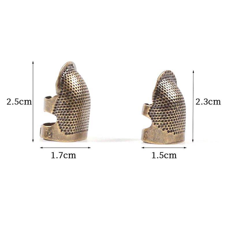 Наперсток для шитья, защитное кольцо для пальцев, игла для работы, металлический латунный наперсток