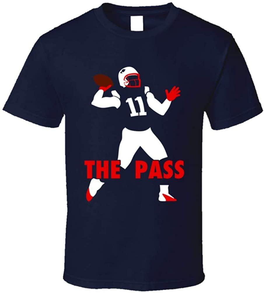 Fantstore Джулиан Эдельман The Pass Touchdown Pass Дэнни Англия Футбольные футболки унисекс