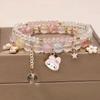 Children's Cartoon Crystal Beaded Bracelet - Cute Layered Jewelry for Girls & Best Friends