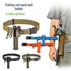 Portable Fishing Rod Holder Waist Belt for Rock Fishing