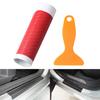 Универсальная наклейка на бампер двери автомобиля, водонепроницаемая, ПВХ, отделочная полоса из углеродного волокна, защитная пленка, защита от царапин, противоскользящая, защита кромки двери