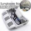 Car Sunglass Storage Box Replacement For Skoda Octavia A5 Mk2 VRS Fabia 2007 - 2013 Roomster Holder 1Z0868565E Sunglasses Case Clip Cover Accessories